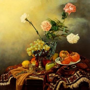 Painting titled "matinée du soleil" by Lee James S Ramos, Original Artwork