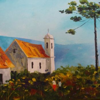 绘画 标题为“Igreja” 由Eusa Maciel, 原创艺术品