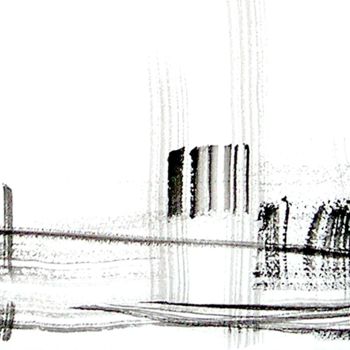 "NEW-YORK-refletsLon…" başlıklı Tablo Ev.A. Ramlot tarafından, Orijinal sanat, Mürekkep