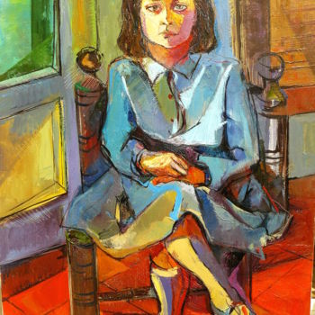 Painting titled "Celin" by Eva Ars, Original Artwork, Oil