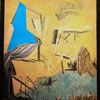 Картина под названием "Agraire" - Eva Khatchadourian, Подлинное произведение искусства, Акрил Установлен на Деревянная панель