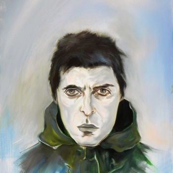Ζωγραφική με τίτλο "Liam Gallagher 1" από Eva Lacres, Αυθεντικά έργα τέχνης, Λάδι