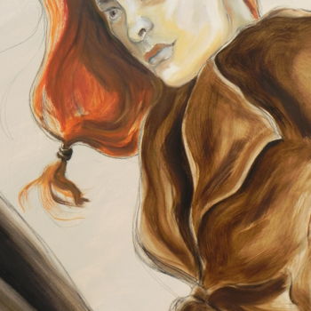 「The Vamps of Egon S…」というタイトルの絵画 Eva Lacresによって, オリジナルのアートワーク, アクリル