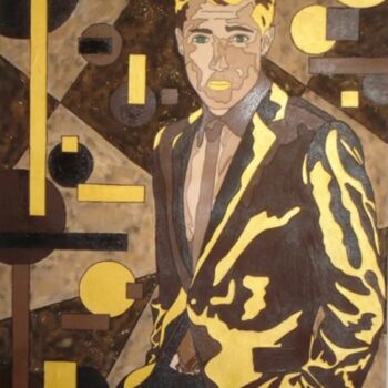 Картина под названием "Attente" - Eva Masson, Подлинное произведение искусства, Акрил Установлен на Деревянная рама для носи…