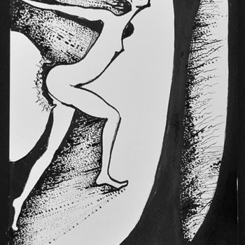 Disegno intitolato "Eclosion" da Eva Mifsud, Opera d'arte originale