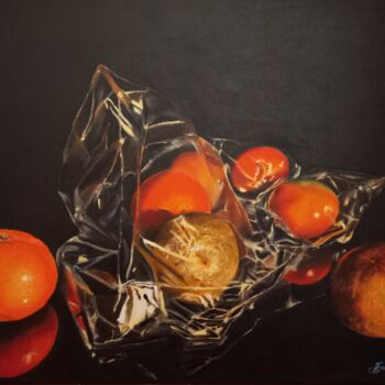 Malerei mit dem Titel "Barroco moderno" von Eva Zavaleta, Original-Kunstwerk, Öl
