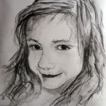 Drawing titled "Morgane" by Eva, Original Artwork