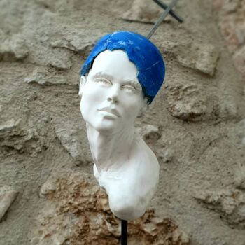 Sculpture titled "Paros" by Eva Czaplicki, Original Artwork, Plaster