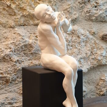 Escultura intitulada "Agápi" por Eva Czaplicki, Obras de arte originais, Argila