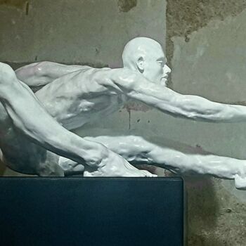 Sculpture titled "Toi" by Eva Czaplicki, Original Artwork, Clay