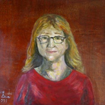 Painting titled "My sister" by Eva Ban Gophen, Original Artwork