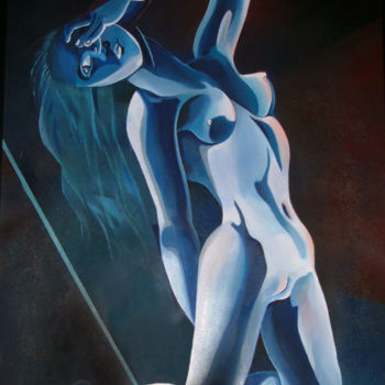 Painting titled "quadro-blu-3.jpg" by Evaldo Amatizi, Original Artwork