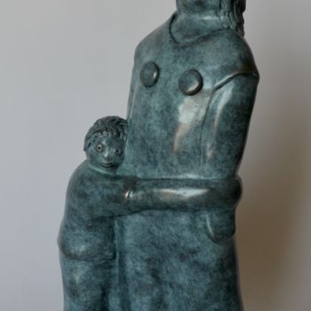 "Hé maman -  bronze…" başlıklı Heykel Eva Rouwens tarafından, Orijinal sanat, Bronz