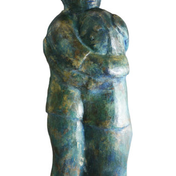 Skulptur mit dem Titel "Quiétude" von Eva Rouwens, Original-Kunstwerk, Terra cotta