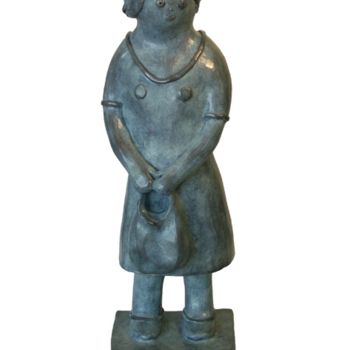 Rzeźba zatytułowany „Marie” autorstwa Eva Rouwens, Oryginalna praca, Brąz