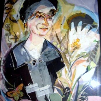 Painting titled "Portrait (Prof. Dr.…" by Eve B'Ay, Original Artwork, Oil