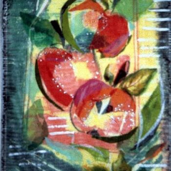 Painting titled "Fruits on the table" by Eve B'Ay, Original Artwork