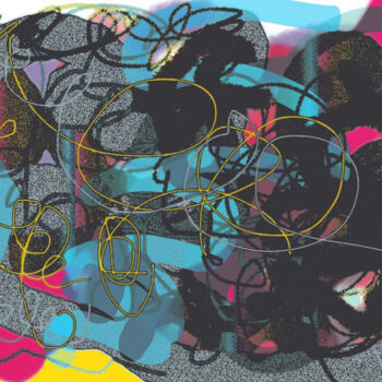 Arts numériques intitulée "Opus 5" par Eve Lambert, Œuvre d'art originale, Travail numérique 2D