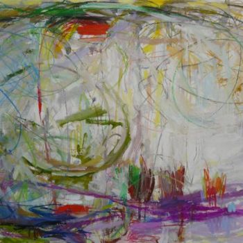 Painting titled ""29 mai 2012"" by Eve Clair, Original Artwork, Oil