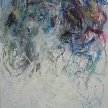 Pittura intitolato ""15 mai 2012"" da Eve Clair, Opera d'arte originale, Olio