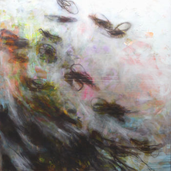 Картина под названием "16 mars 2013" - Eve Clair, Подлинное произведение искусства, Масло