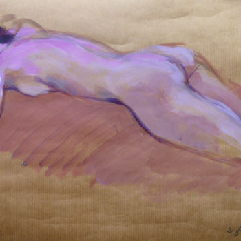 Malerei mit dem Titel "2 février 2015" von Eve Clair, Original-Kunstwerk, Acryl
