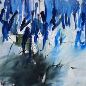 Malerei mit dem Titel "30 août 2015" von Eve Clair, Original-Kunstwerk, Öl