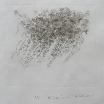 Отпечатки и Гравюры под названием "4 mai 2013" - Eve Clair, Подлинное произведение искусства, гравюра