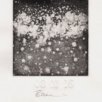 Отпечатки и Гравюры под названием "8 janvier 2016" - Eve Clair, Подлинное произведение искусства, Травление