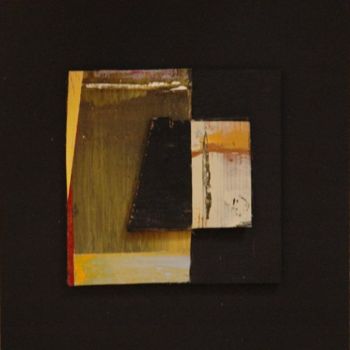 Painting titled "Carré série zen 2" by Evelara, Original Artwork, Oil