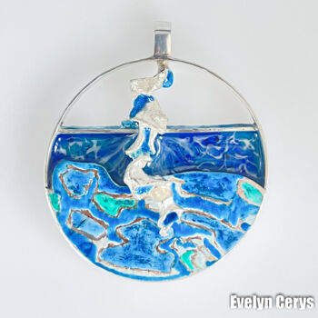 Художественная композиция под названием "Thermalwasser model…" - Evelyn Cerys, Подлинное произведение искусства, Ювелирные и…