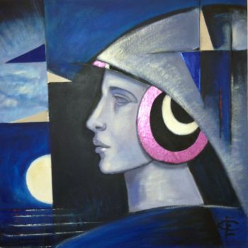 Peinture intitulée "ARTEMISA" par Evelyn Carell, Œuvre d'art originale, Huile
