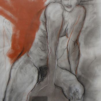 Rysunek zatytułowany „sans titre 1” autorstwa Evelyne Cassan, Oryginalna praca, Pastel