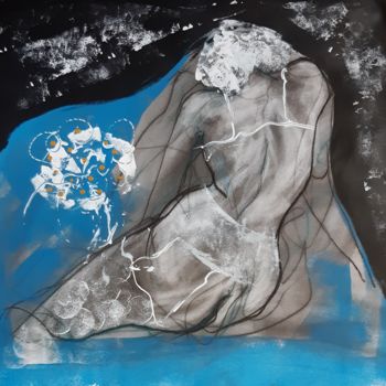Dessin intitulée "le bouquet" par Evelyne Cassan, Œuvre d'art originale, Pastel