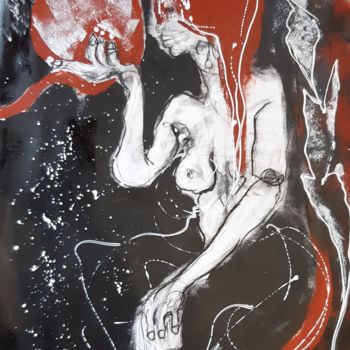 Рисунок под названием "la havane" - Evelyne Cassan, Подлинное произведение искусства, Пастель
