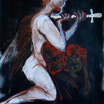 Pintura titulada "Sans Titre" por Evelyne Cassan, Obra de arte original, Acrílico