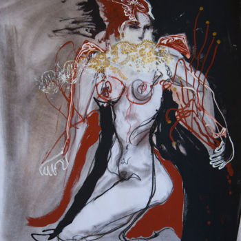 Peinture intitulée "Despina" par Evelyne Cassan, Œuvre d'art originale, Acrylique