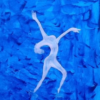 Peinture intitulée "Danseuse" par Evelyne Challab, Œuvre d'art originale