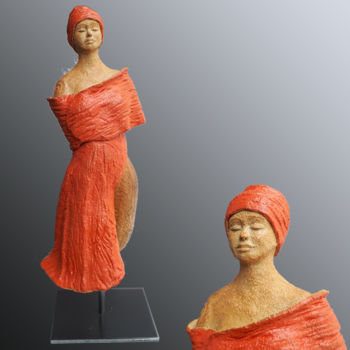 "Ségolène" başlıklı Heykel Evelyne Delanaud tarafından, Orijinal sanat, Terracotta