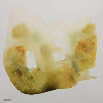 绘画 标题为“Aquarelle 1” 由Evelyne Joaüs, 原创艺术品, 水彩