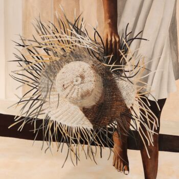 Pintura titulada "Cocobeach" por Evelyne Sie, Obra de arte original, Acrílico Montado en Bastidor de camilla de madera