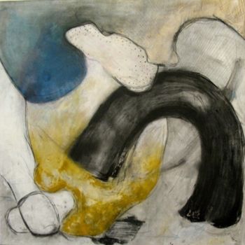 「tangage」というタイトルの絵画 Evelyne Dominaultによって, オリジナルのアートワーク, オイル