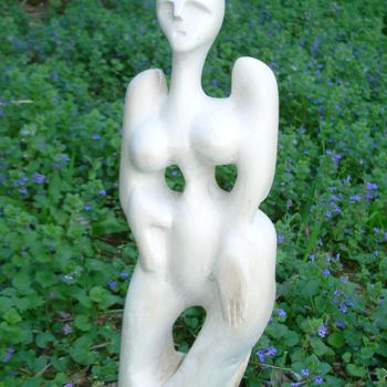 雕塑 标题为“tilleul festif” 由Evelyne Hervé, 原创艺术品, 木