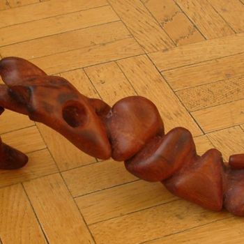 Sculpture intitulée "pied de vigne... tê…" par Evelyne Hervé, Œuvre d'art originale