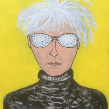 Peinture intitulée "Andy" par Eve.J, Œuvre d'art originale, Acrylique