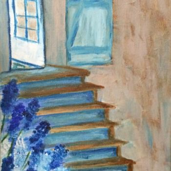Painting titled "Entrance" by Eve.J, Original Artwork, Acrylic