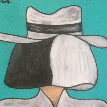 Painting titled "Sia" by Eve.J, Original Artwork, Acrylic