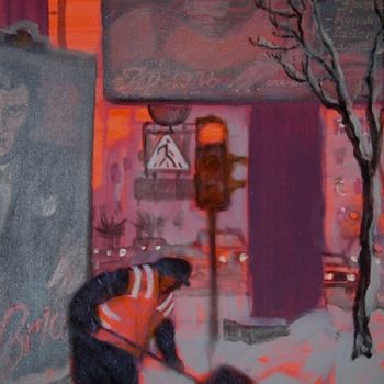 Картина под названием "светофор" - Надежда Эверлинг, Подлинное произведение искусства