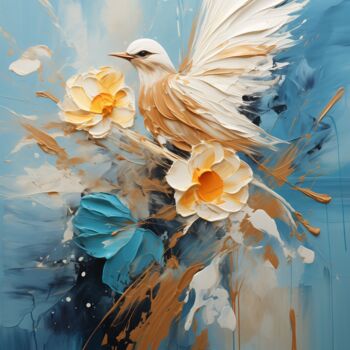 Картина под названием "Картина маслом текс…" - Евгения Дувакина, Подлинное произведение искусства, Масло