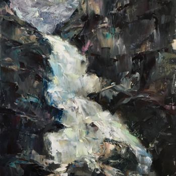 绘画 标题为“Waterfalls” 由Evgenia Petrova, 原创艺术品, 油